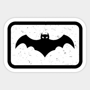 Halloween Bat - Vintage Style Sticker